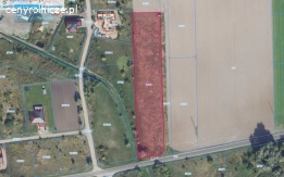 Sprzedam grunt rolny (klasa RIIIb, RIVa) w postaci działki w kształcie prostokąta o pow. 6400 m2